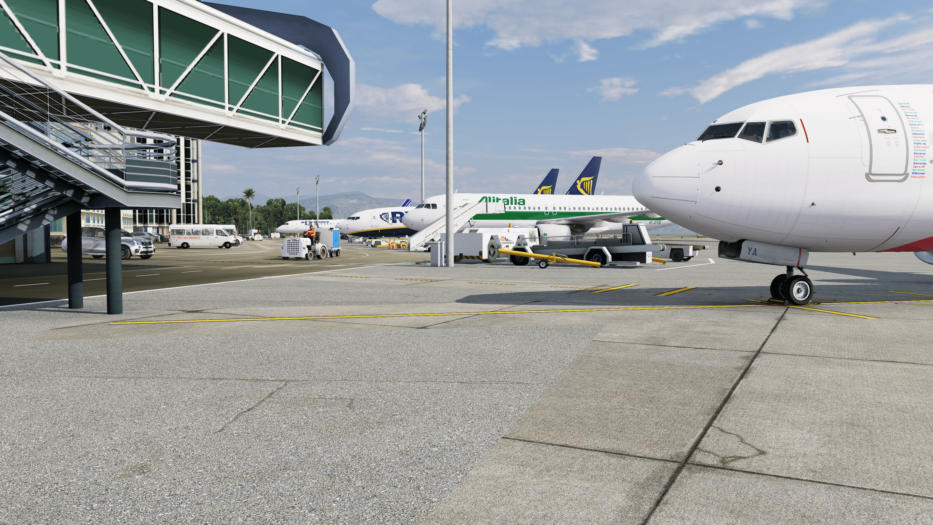 Virtual Air Traffic - True to life Airport occupation