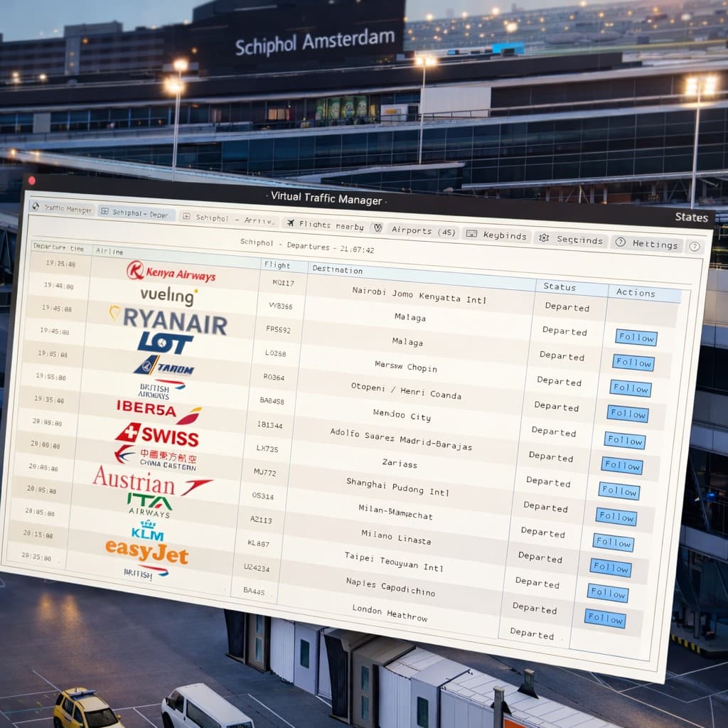 Virtual Air Traffic - Airport Schedules
